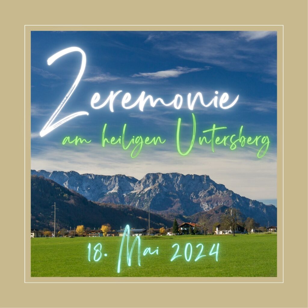 Zeremonie am Untersberg
